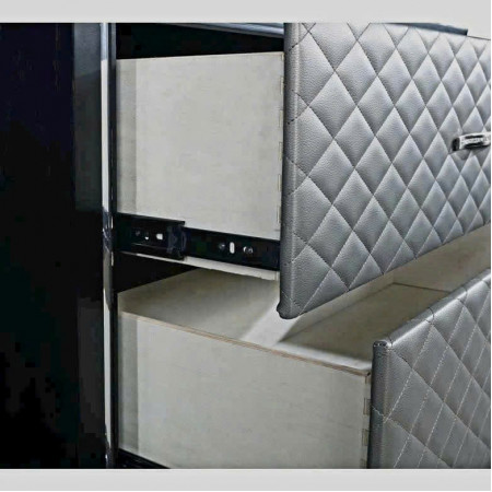 B2025W-050 : Tủ Ngang 06 Ngăn Kéo - Ngang 165cm 